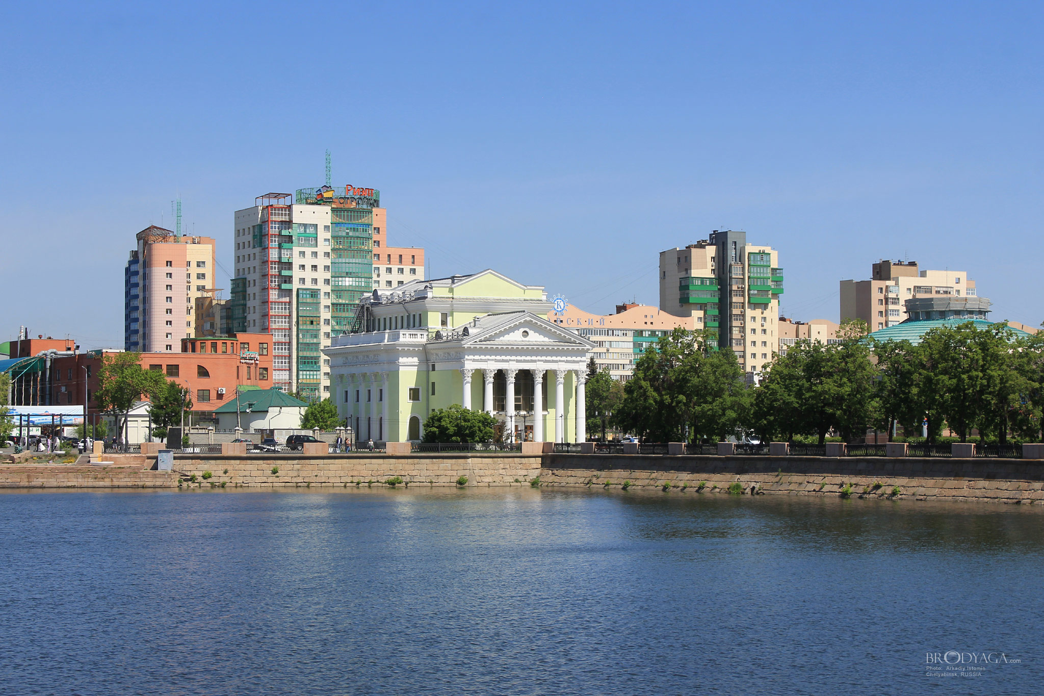 Набережная реки Миасс, Челябинск (Chelyabinsk)